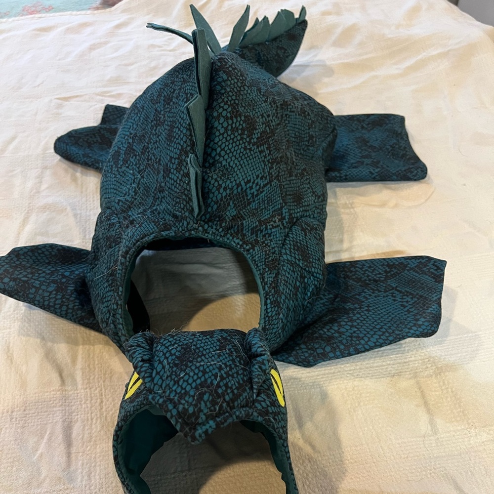Dog stegosaurus costume
